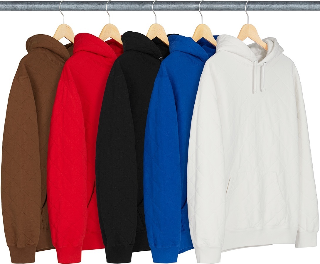 Quilted Hooded Sweatshirt
